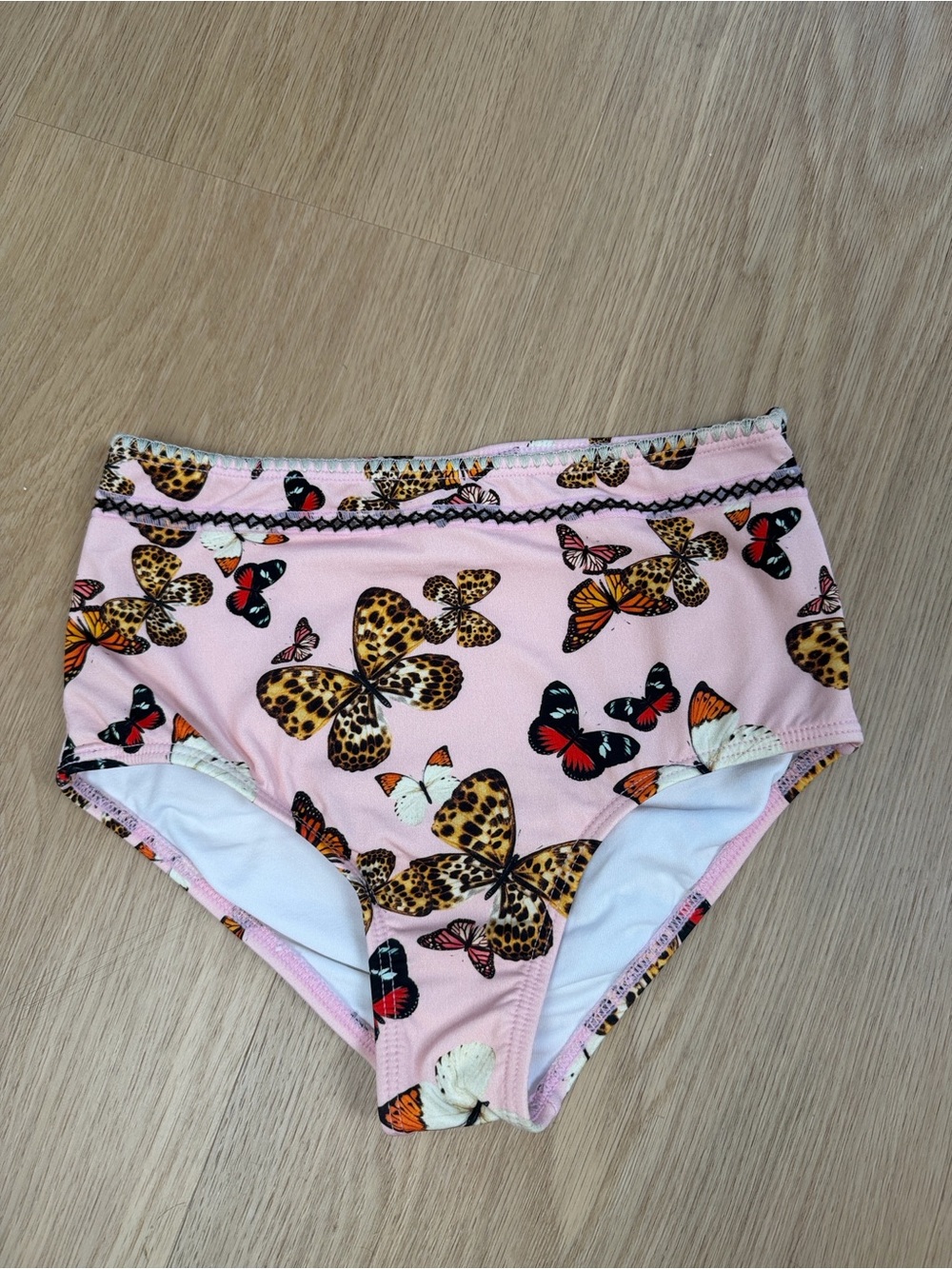 Submarine Butterfly Print Bikini Bottom girls size 10